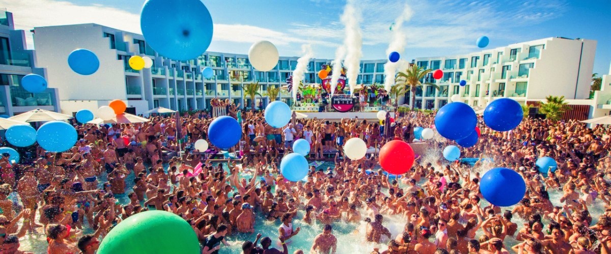 Pool party in Ibiza