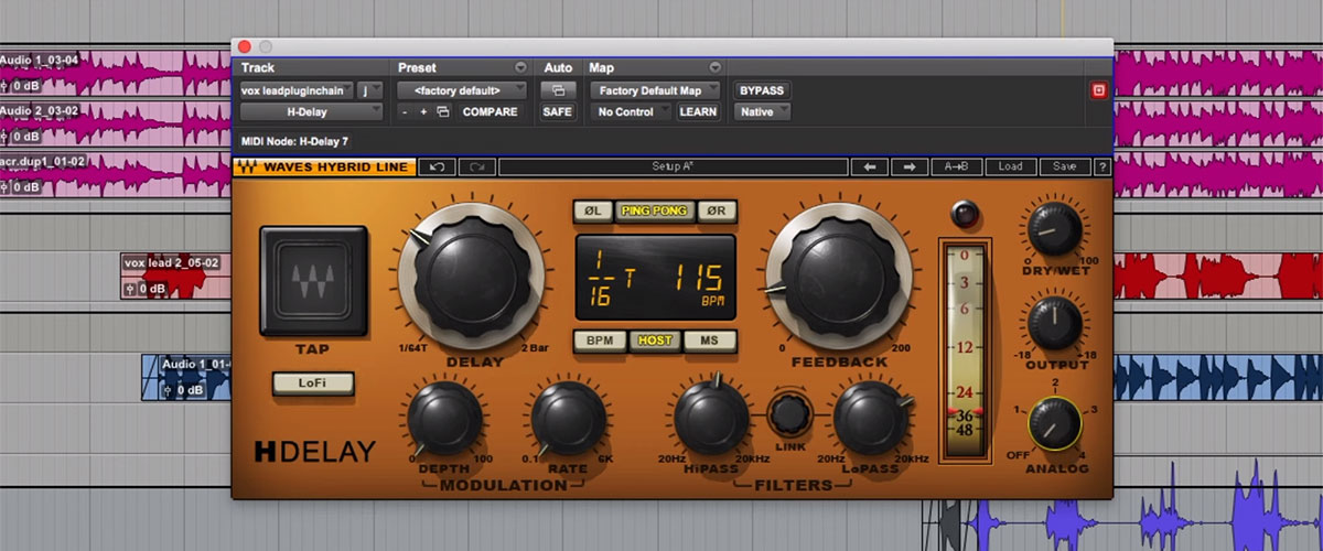 Waves H-Delay screenshot